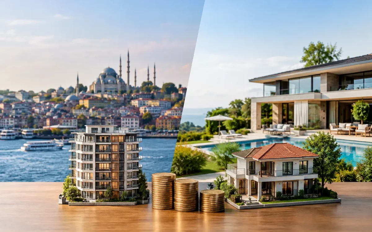 Istanbul Apartment vs Villa Investment Compared