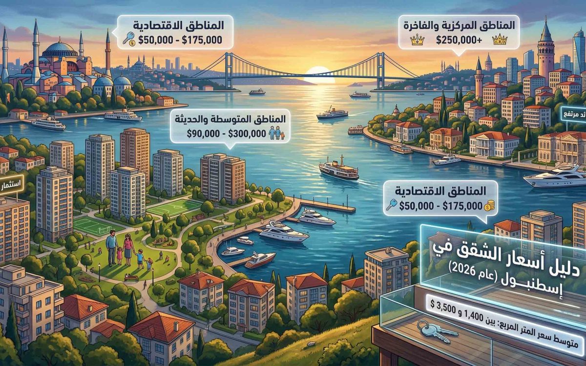 أفضل مناطق السكن في اسطنبول