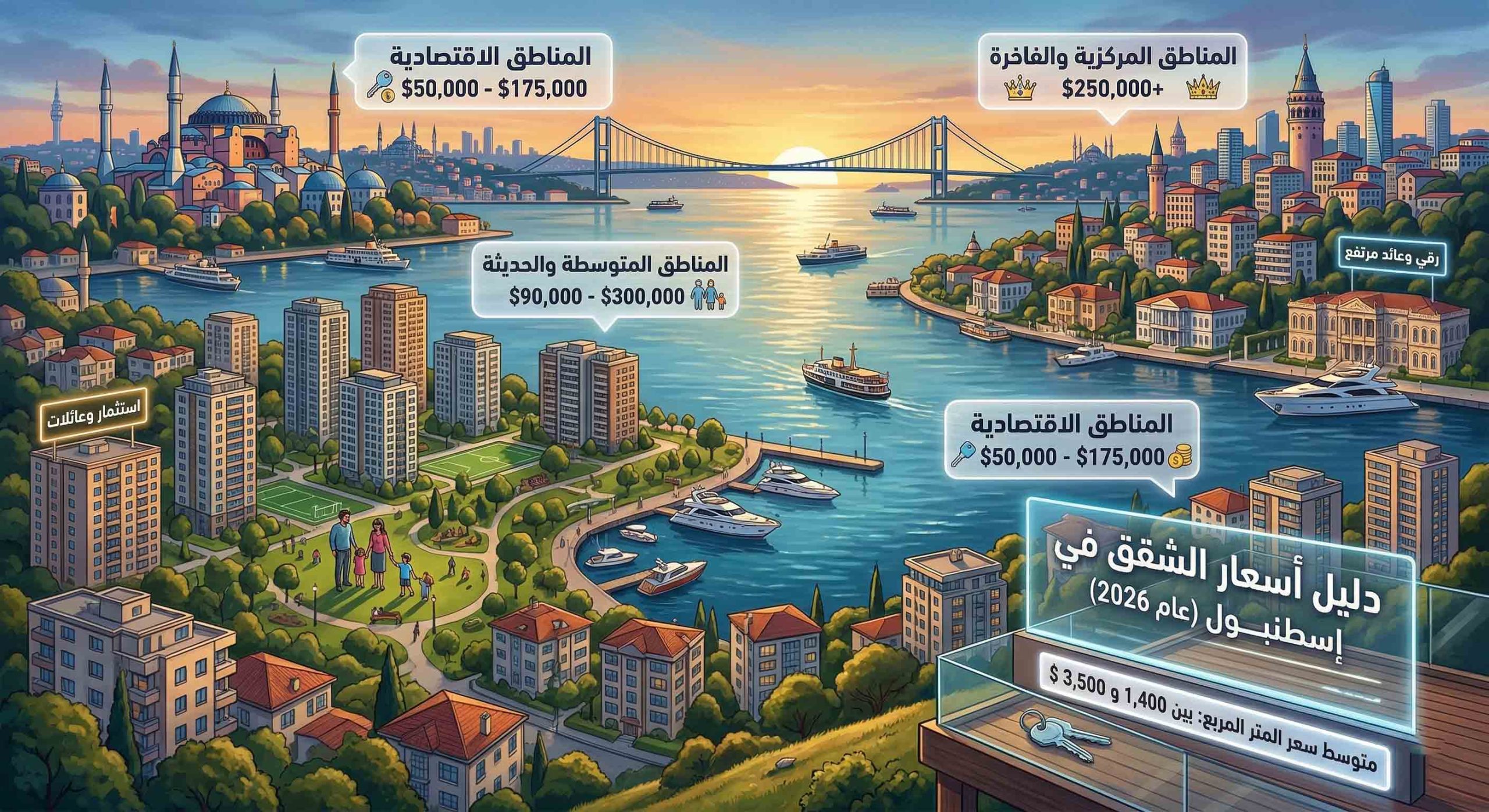 أفضل مناطق السكن في اسطنبول